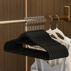 Black Flock Hangers
