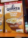 Quaker Golden Syrup Oats