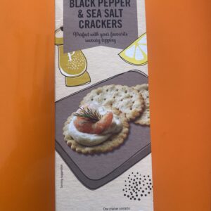 Black Pepper & Sea Salts Crackers