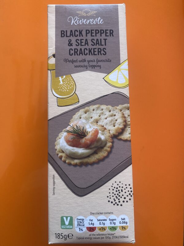Black Pepper & Sea Salts Crackers